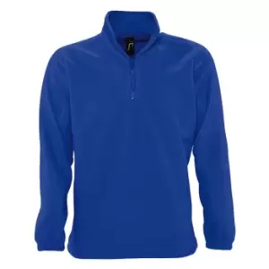 Image of SOLS Ness Unisex Zip Neck Anti-Pill Fleece Top (3XL) (Royal Blue)