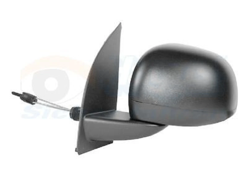 Image of VAN WEZEL 1711803 Wing mirror * HAGUS * Left, black, Internal Adjustment Outside Mirror (50)