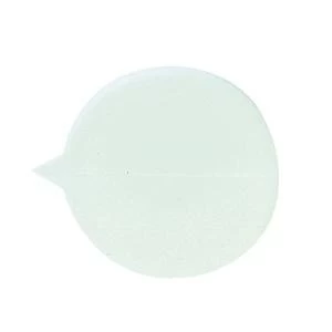 image of GoSecure Security Seals Plain Round White Pack of 500 S1W