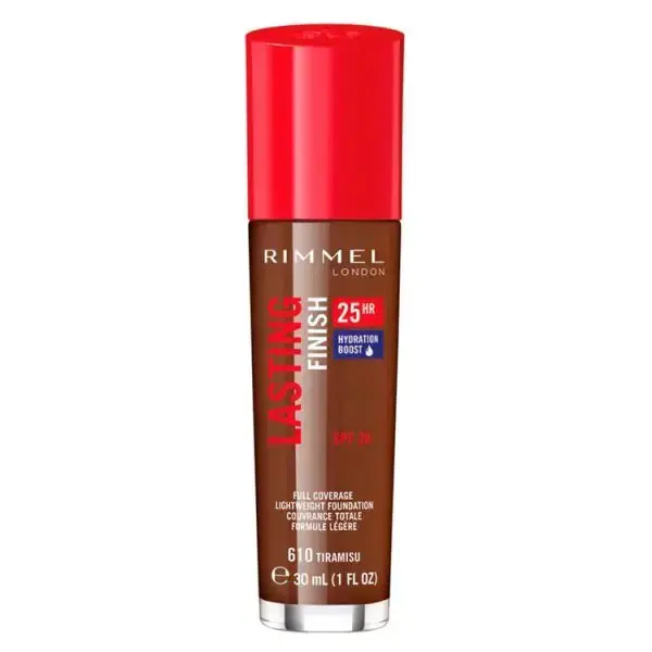 image of Rimmel London Lasting Finish Foundation 610 Tiramisu