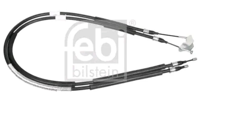 Image of FEBI BILSTEIN 49627 Brake Cable Right Rear, 1252mm Cable,parking brake (124)