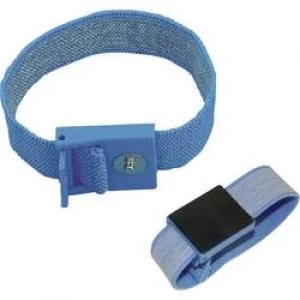 ESD wrist strap Light blue BJZ 4mm stud and soc