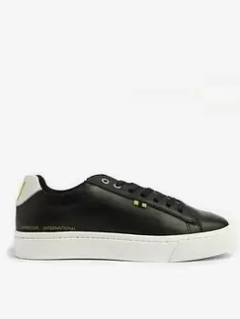 Image of Barbour International Helm Lace Trainers - Black, Size 11, Men
