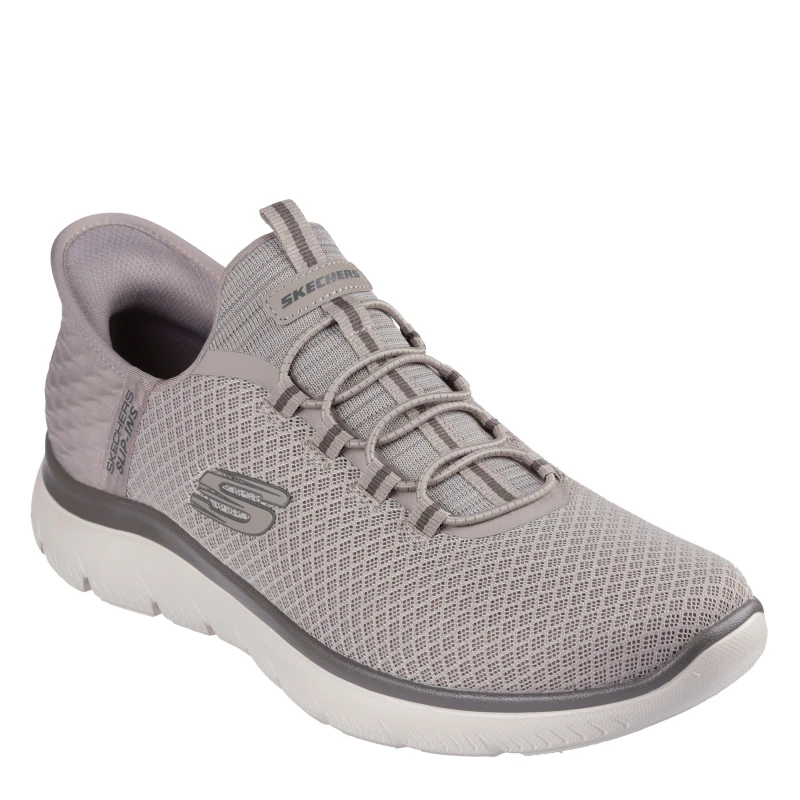 Image of Skechers Men Slip-ins: Summits - High Range Shoes in Taupe Size: 8 Taupe 8 Male 197976401969