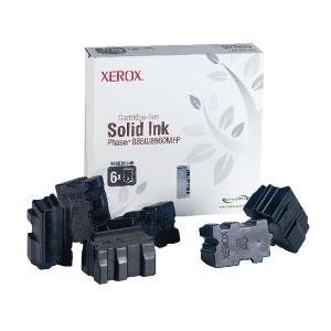 Image of Xerox 108R00749 Genuine Solid Ink 6 x Black