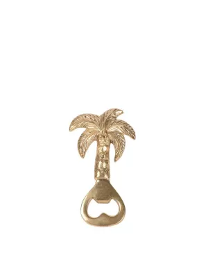 Image of Gold Metal Palm Tree Bottle Opener