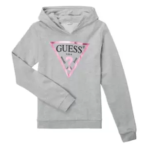 Image of Guess JOUNI Girls Childrens Sweatshirt in Grey. Sizes available:8 ans,10 ans,12 ans,14 ans,16 ans