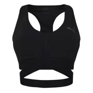 Puma Crop Top Bra - Black