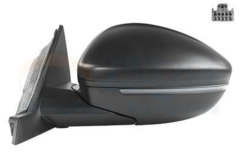 Image of VAN WEZEL Wing mirror VAN WEZEL 1633805