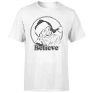 Image of Believe Grey T-Shirt - White - 3XL