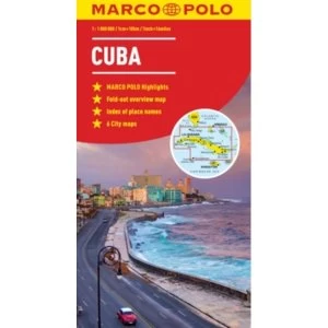 Image of Cuba Map by Marco Polo (Sheet map, folded, 2011)