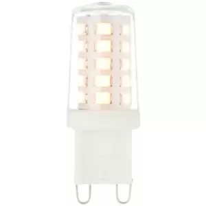 Image of Loops - 2.3W LED G9 Light Bulb Clear Warm White 3000K 220 Lumen Mini Small Indoor Lamp