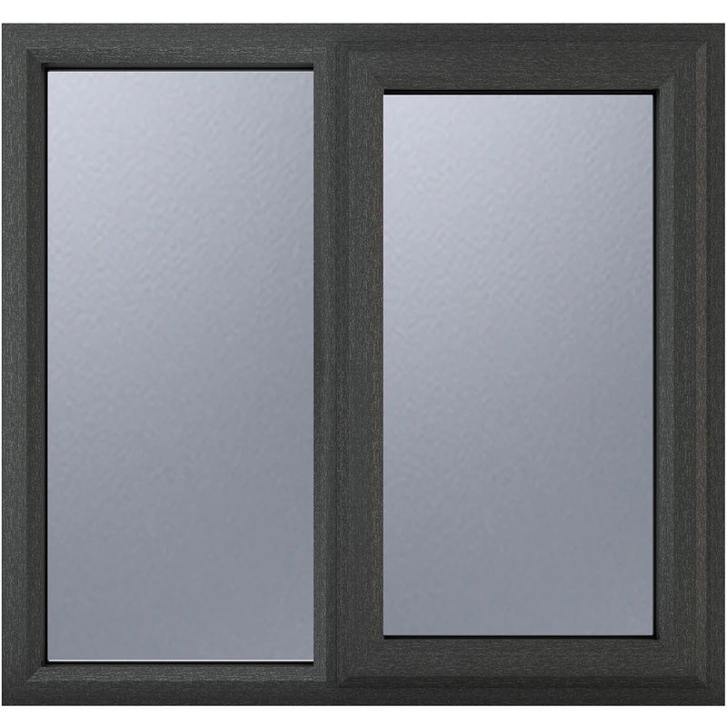 Image of Crystal Triple Glazed Window Grey/White Rh 1190 X 965Mm Obscure 25GWOTG1190965