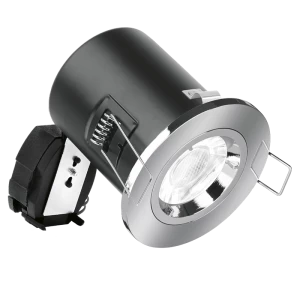 Image of Aurora Enlite Fixed Fire Rated IP20 Non-Integrated Downlight Polished Chrome- EN-FD101PC