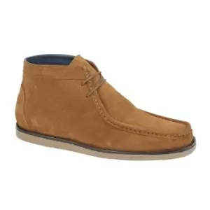 image of Roamers Mens Suede Ankle Boots (10 UK) (Tan)