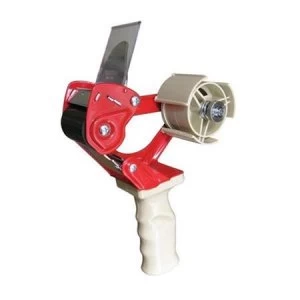 Image of Safety Hand Held Tape Dispenser with Retracting Blade for 50mm Tape