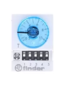 Image of Finder 4PDT Multi Function Timer Relay, 48V ac/dc 0.05 100 s, 3 100 min, 5 100h, Plug In