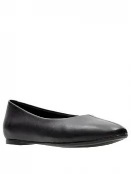 Image of Clarks Chia Violet Ballerina Flat - Black