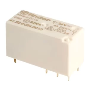 Image of Finder 41.52.9.024.0010 24V Relay (Low Profile) DPDT 8A 41.52