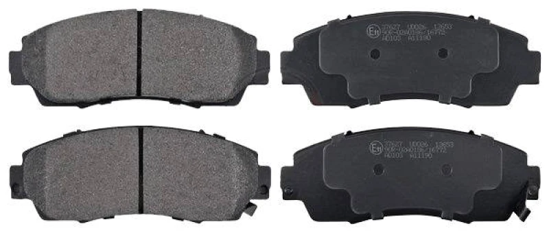 Image of A.B.S. 37627 Brake pad set with acoustic wear warning Brake Pad Set,disc brake (402)