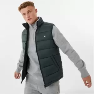 image of Jack Wills Kershaw Lightweight Puffer Gilet - Green