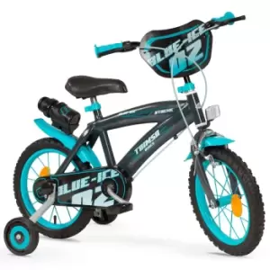 image of Blue Ice 14" Wheel Childrens Bicycle, Blue