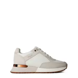 Image of MALLET Lux Gum Trainers - White