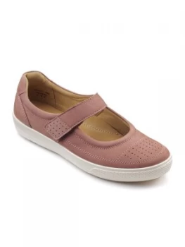 Image of Hotter Hotter Felicity Cross Bar Casual Pump Salmon