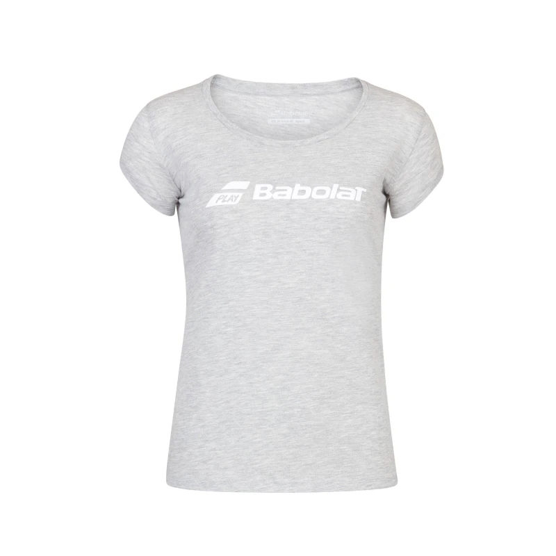 Image of Babolat Exercise T-Shirt Womens - Grey Grey 8