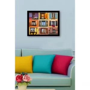 Image of SC0944 Multicolor Decorative Framed MDF Painting