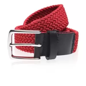 Image of Firetrap Braid Belt Mens - Red