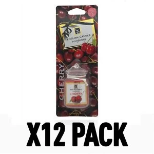 Image of Cherry (Pack Of 6) English Candle Car Jar
