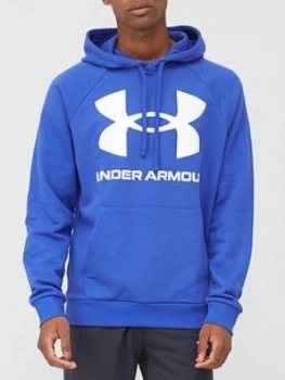 Image of Urban Armor Gear Rival Fleece Big Logo Hoodie - Blue/White