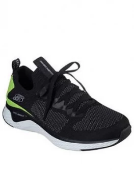 Image of Skechers Solar Fuse Trainer - Black, Size 10, Men