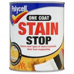 image of Polyfilla Polycell One Coat Stain Stop 1 Litre - White