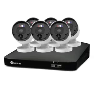 image of Swann 6 Camera 4K Ultra HD NVR CCTV System with 2TB HDD