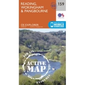 Image of Reading, Wokingham and Pangbourne by Ordnance Survey (Sheet map, folded, 2015)