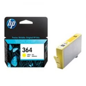 Image of HP 364 Yellow Original Ink Cartridge