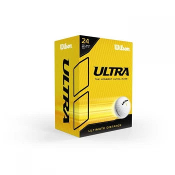 Image of Wilson Ultra 24 Golf Balls Pack - White