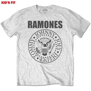 Image of Ramones - Presidential Seal Kids 11 - 12 Years T-Shirt - Grey