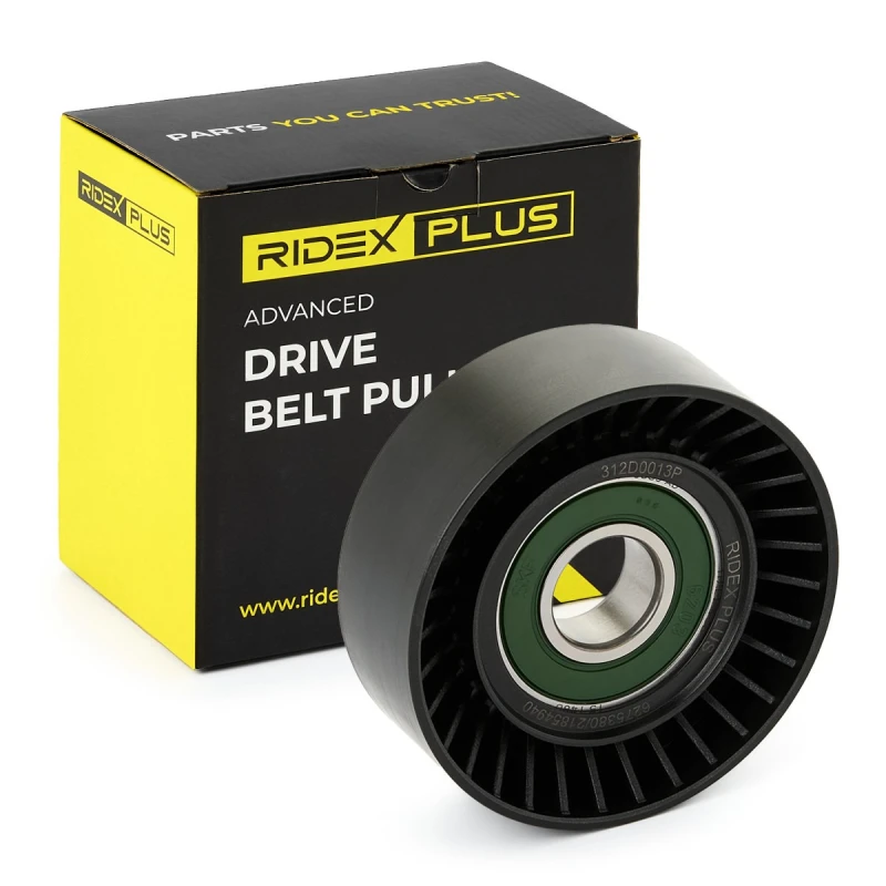 Image of RIDEX PLUS Deflection / guide pulley, V-ribbed belt RIDEX PLUS 312D0013P