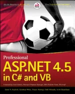 Image of professional asp net 4 5 in c and vb