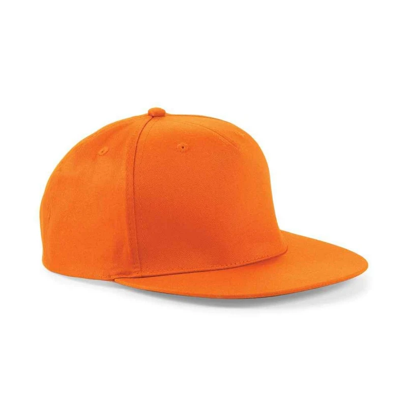 Image of Beechfield Beechfield Men Snapback Cap in Orange Orange One Size Male 5063527293916