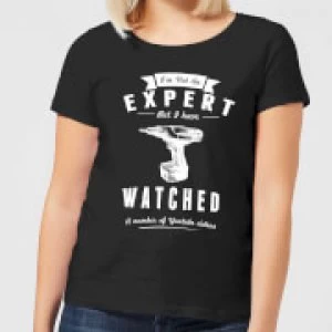 Image of Im not an Expert Womens T-Shirt - Black - 3XL - Black