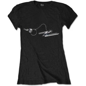 Image of ZZ Top - Hot Rod Keychain Womens XX-Large T-Shirt - Black