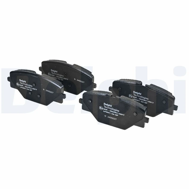 Image of DELPHI Brake pad set DELPHI LP3901