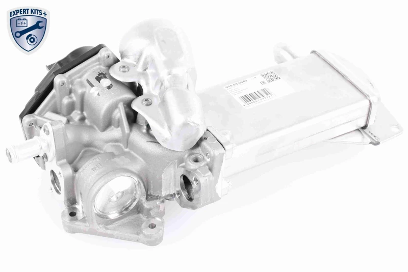 Image of VEMO V10-63-0049 EGR valve Control Valve, with vacuum bypass, Electric, with EGR cooler, EXPERT KITS + EGR Valve (1145)