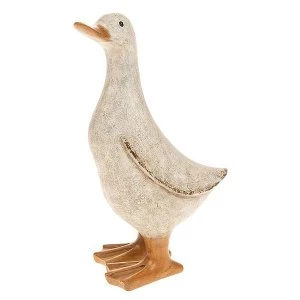 Image of David's White Duck Medium Ornament