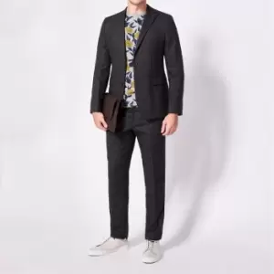 Image of Ted Baker Glen Wool Trousers - Grey