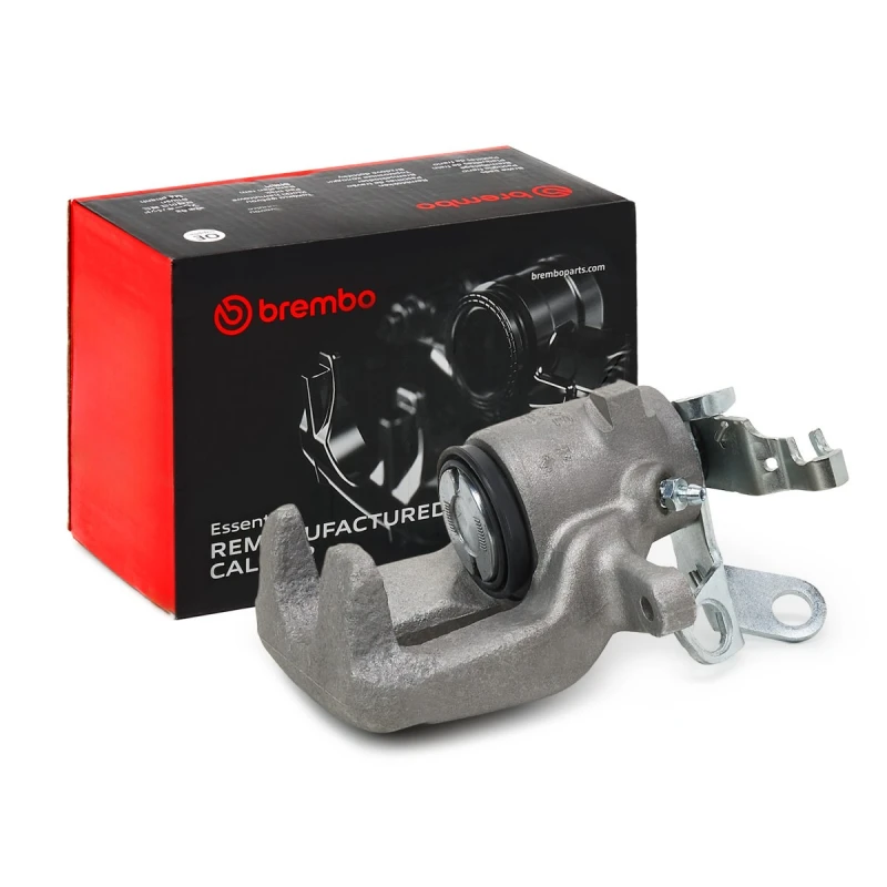 Image of BREMBO F 85 201 Brake caliper ESSENTIAL LINE Rear Axle Right Aluminium Brake Caliper (78)
